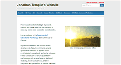 Desktop Screenshot of jonathantemplin.com